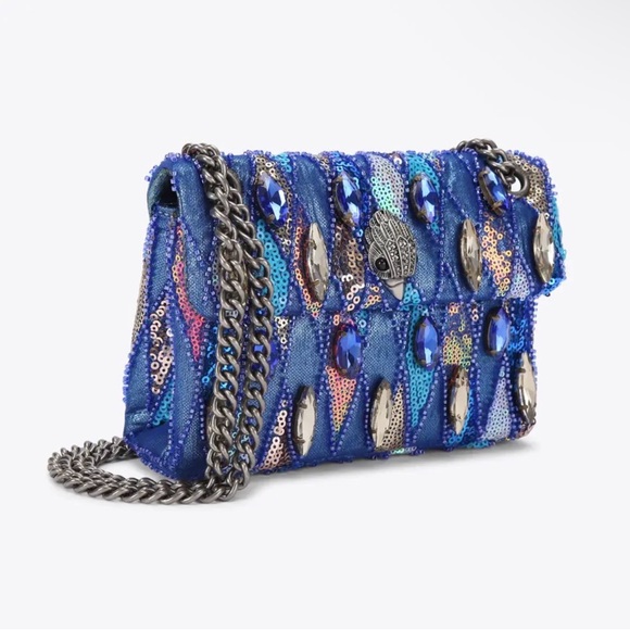 Kurt Geiger London Mini Sequin Kensington Bag - Picture 3 of 7